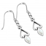 Mother of Pearl Sterling Silver Earrings - e396